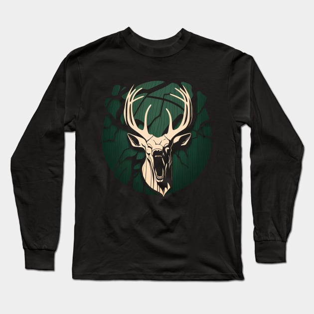 Bucks Fear Long Sleeve T-Shirt by Mikey